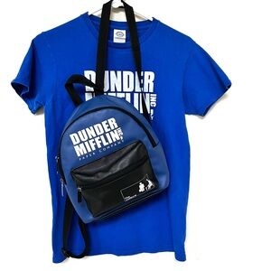 The Office ~ Dunder Mifflin ~ Mini Backpack and Tee Shirt ~ Small